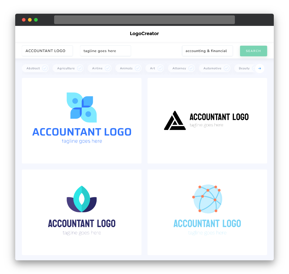 accountant logo designs
