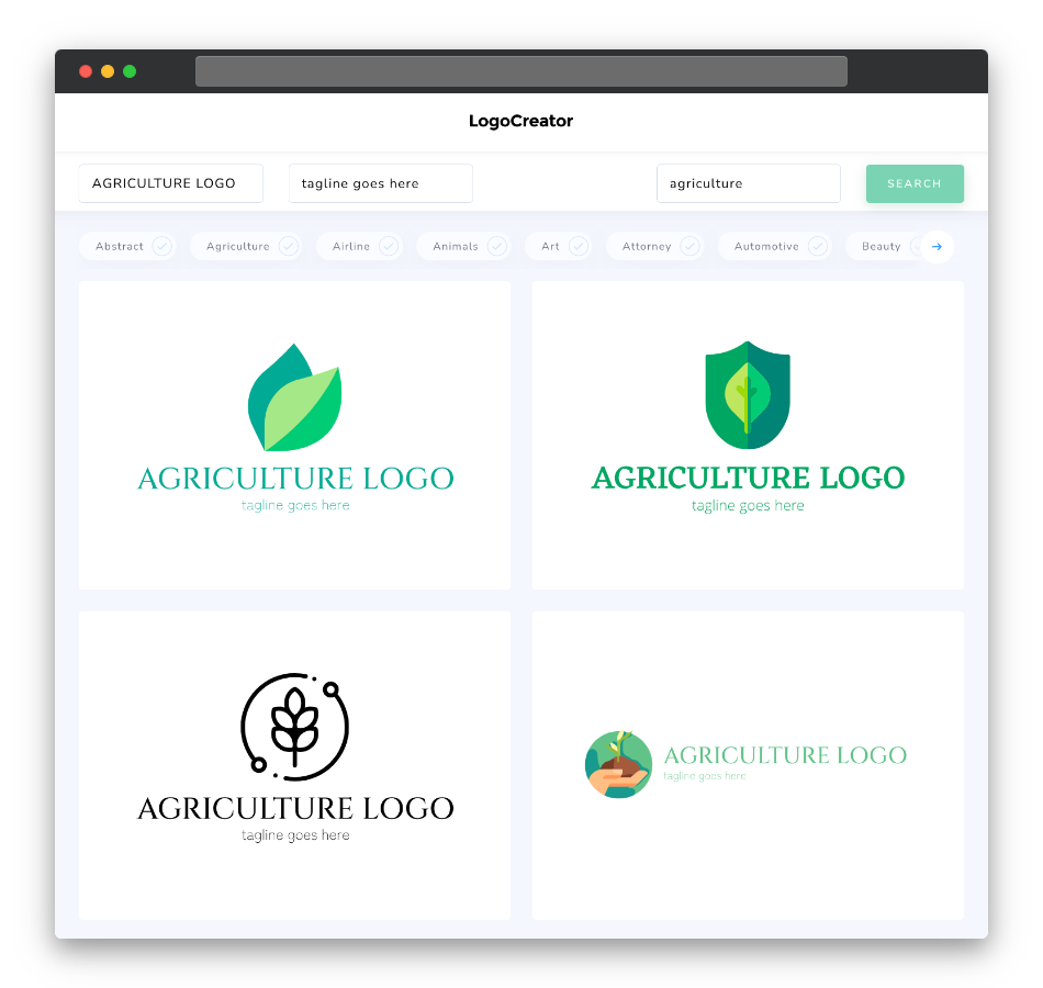 agriculture logo designs