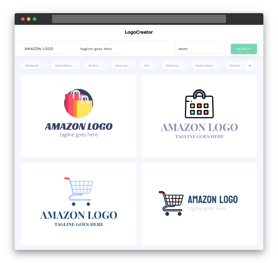 amazon logo designs