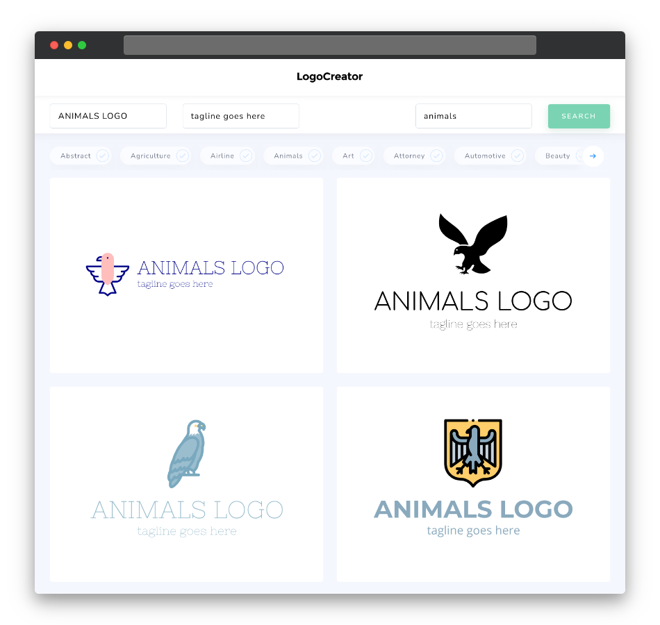 animals logo designs