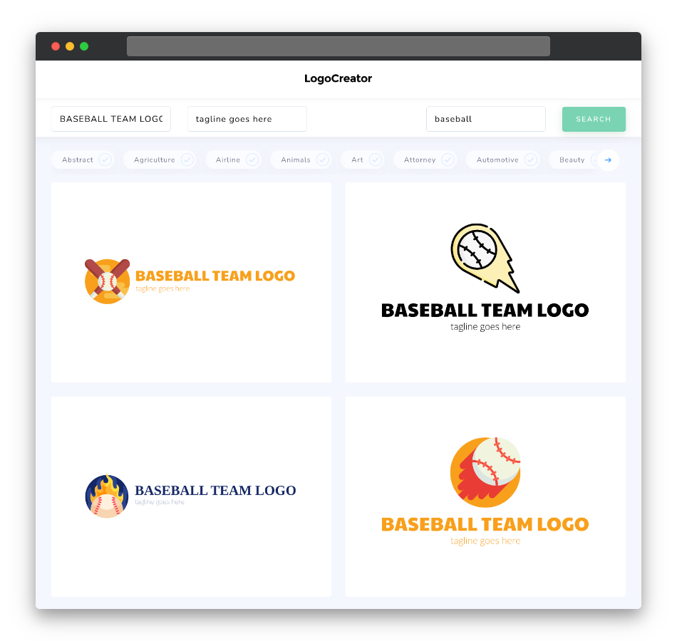 baseball team logo designs