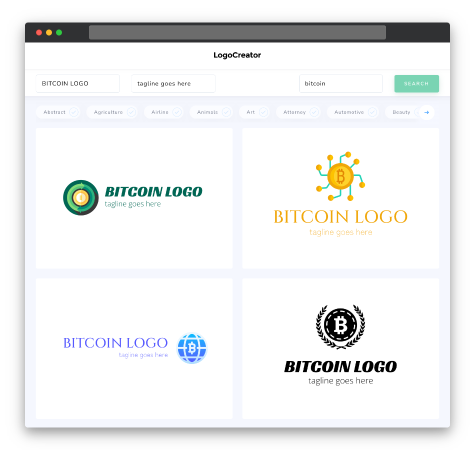 bitcoin logo designs