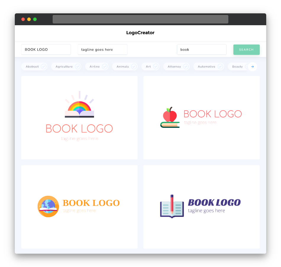 book logo designs