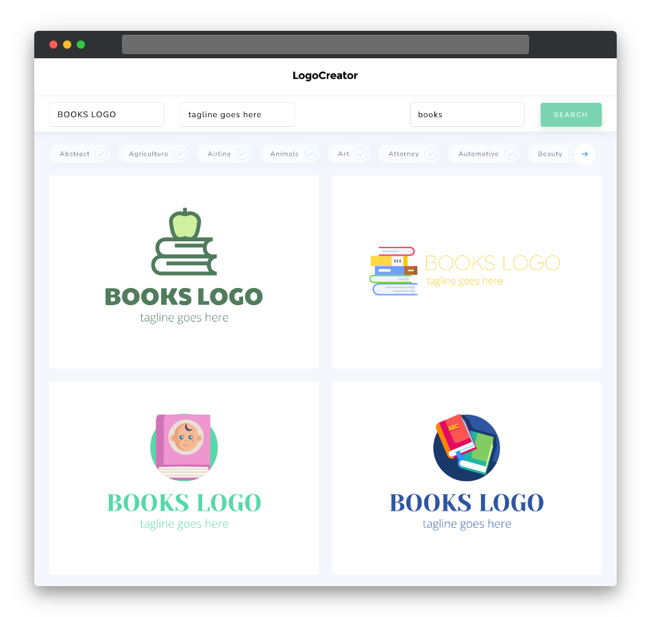 books logo designs
