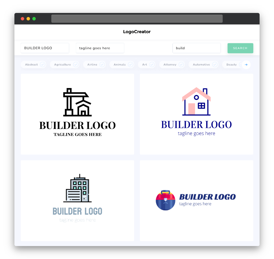 builder logo designs