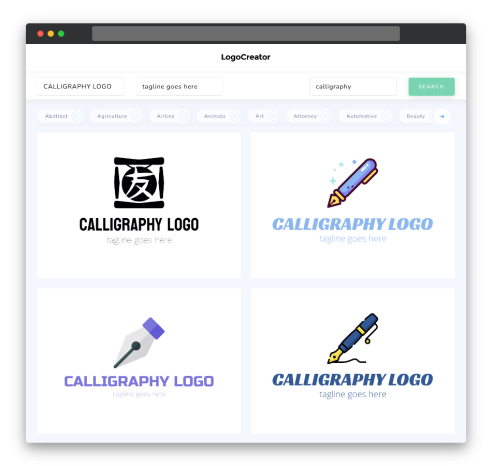 Calligraphy Logo Design: Create Your Own Calligraphy Logos