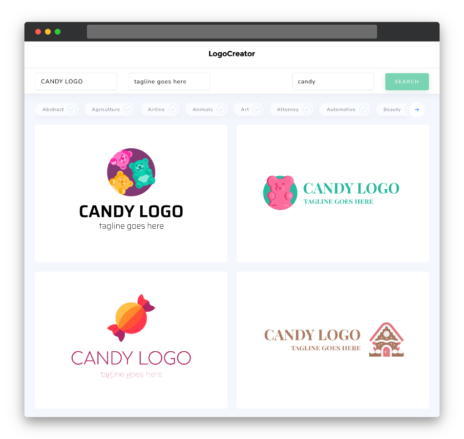 candy logo designs