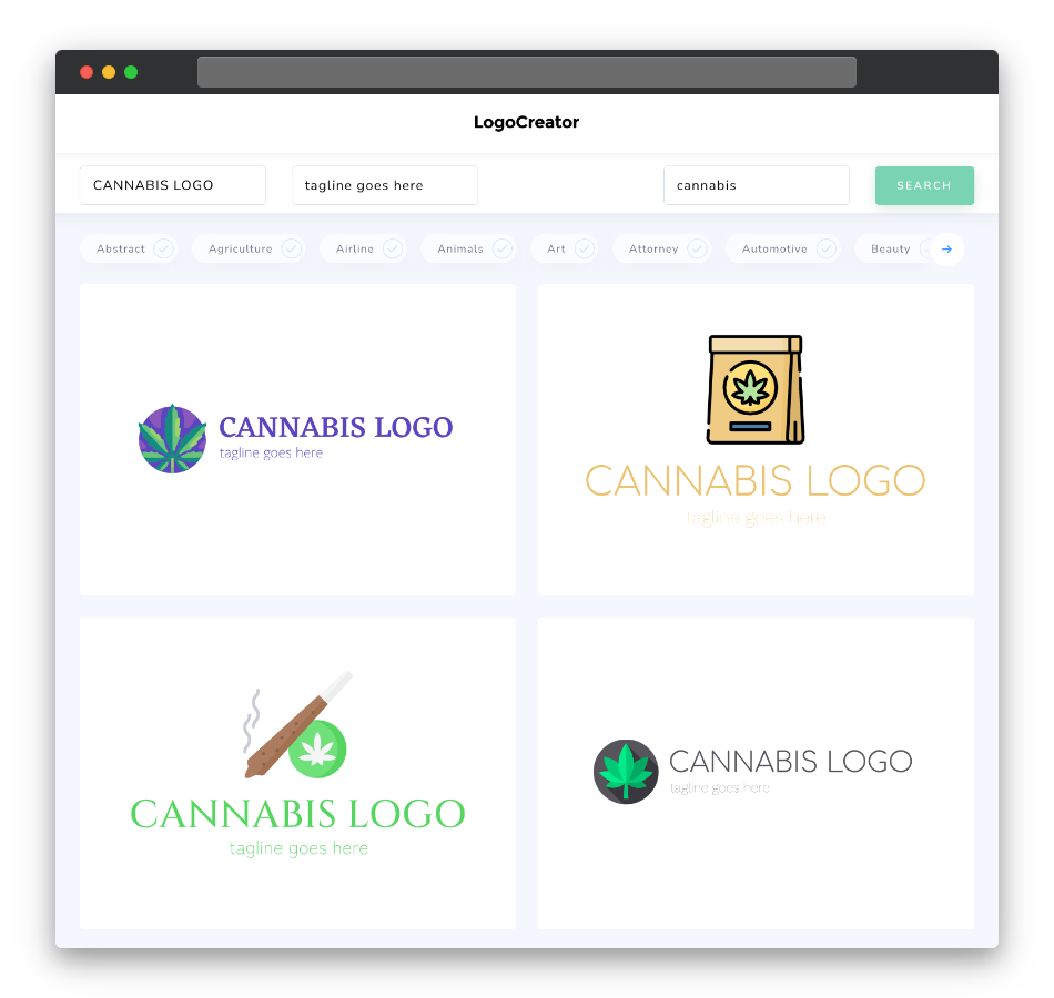 cannabis logo designs