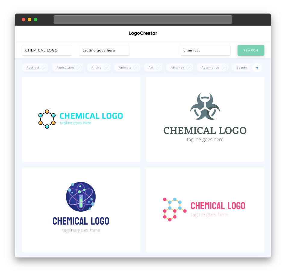 chemical logo designs