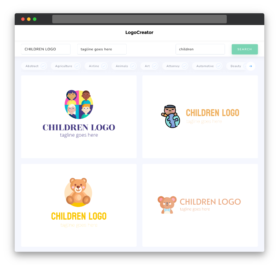 children logo designs