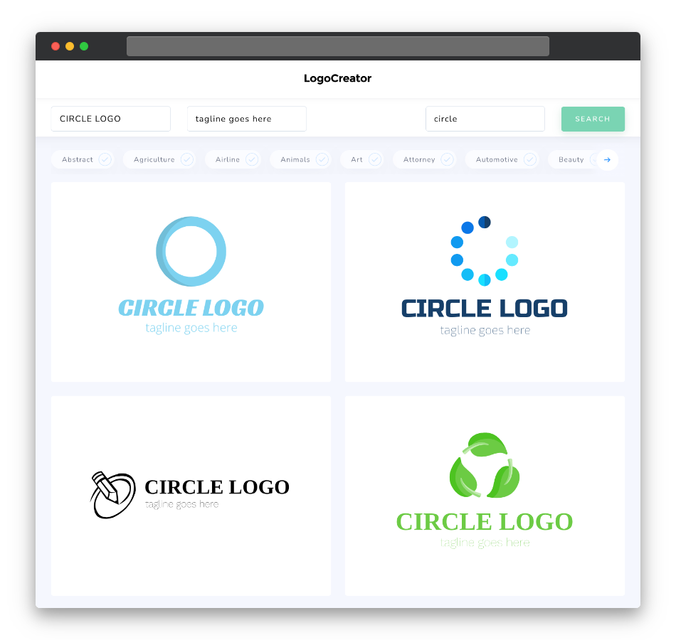 circle logo designs