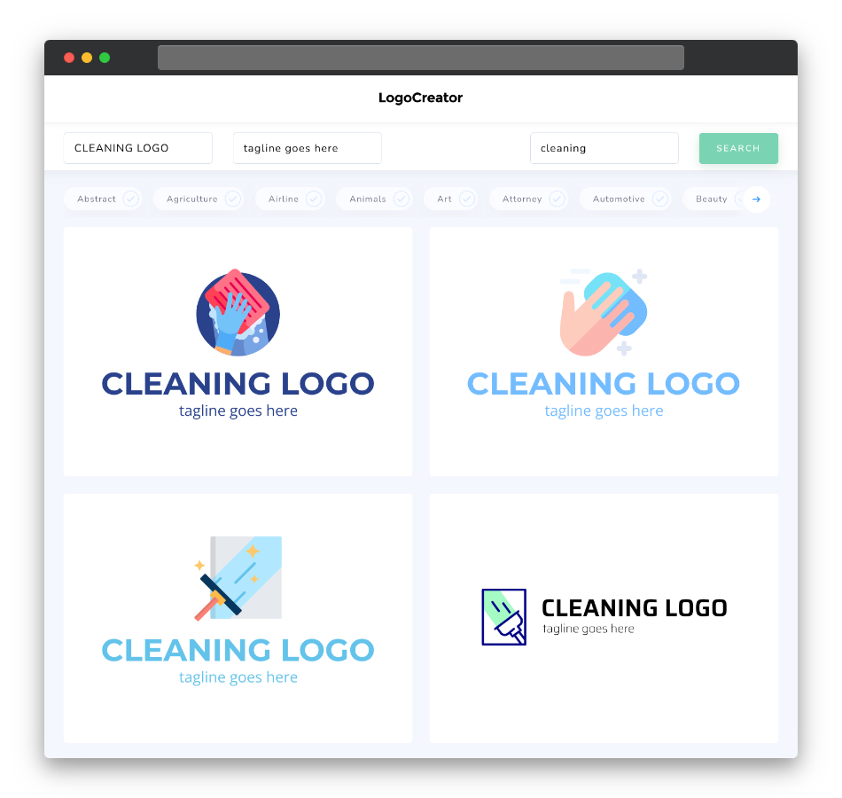 cleaning logo designs