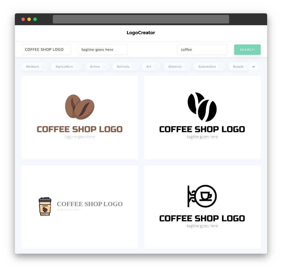 coffee shop logo designs