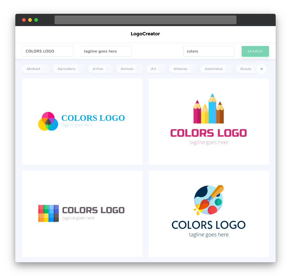 colors logo designs