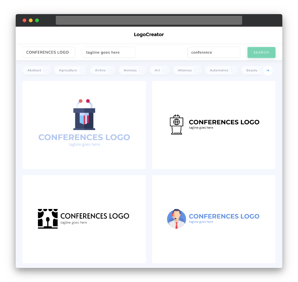 conferences logo designs