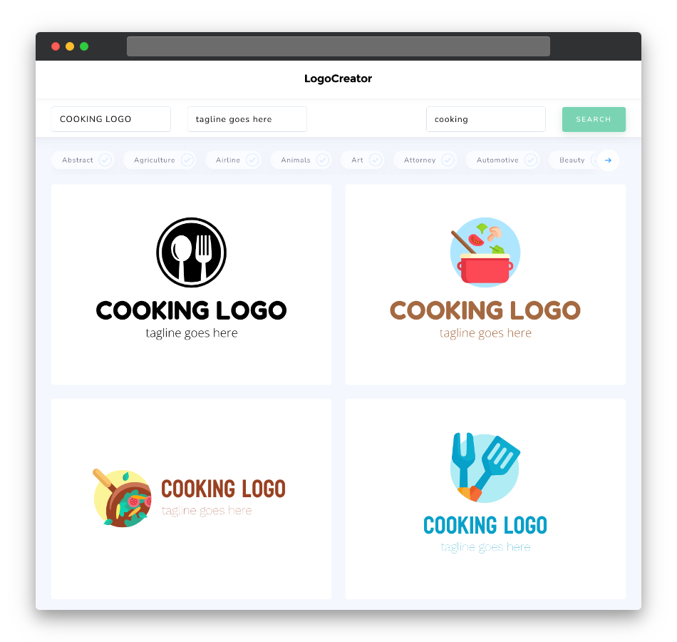 cooking logo designs