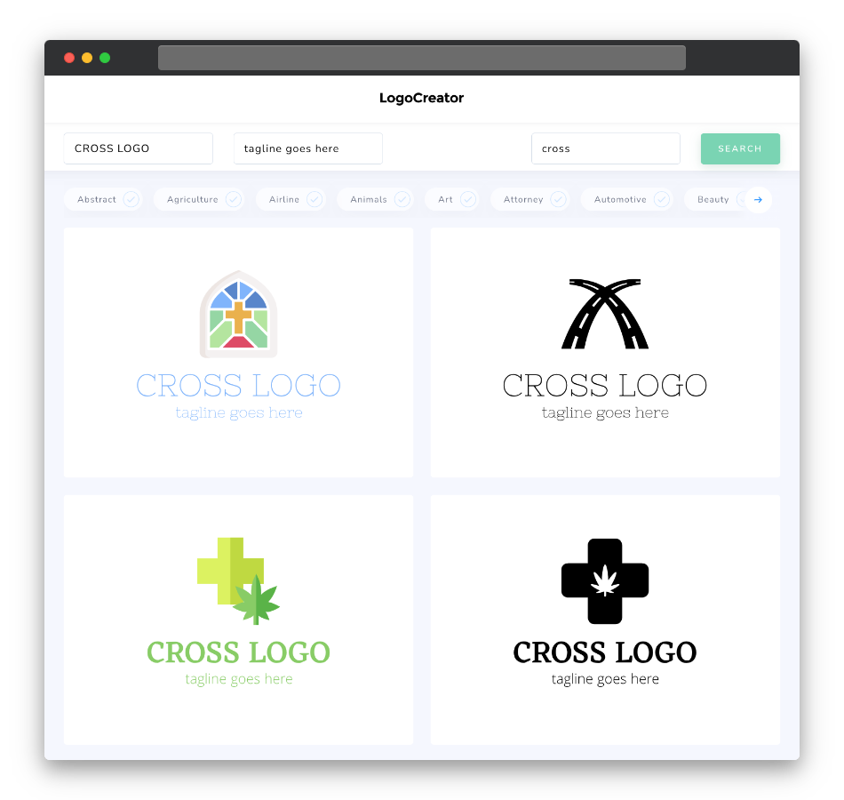 cross logo designs