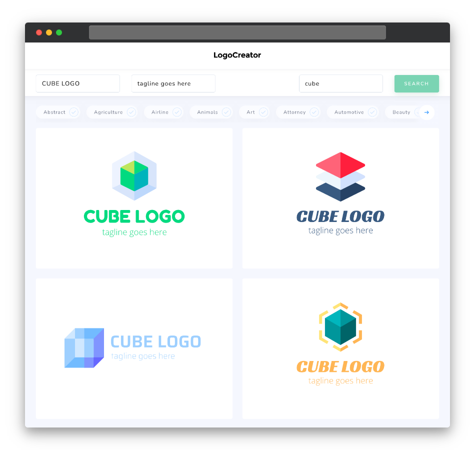 cube logo designs