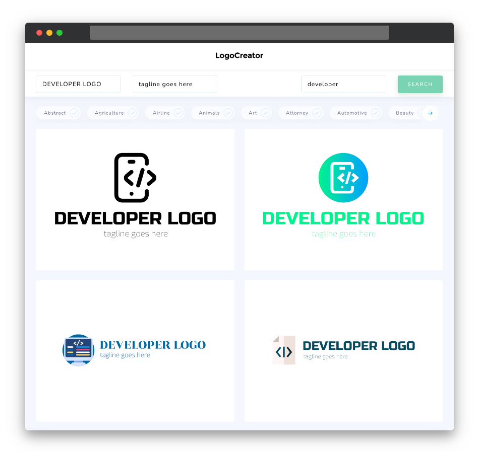 developer logo designs