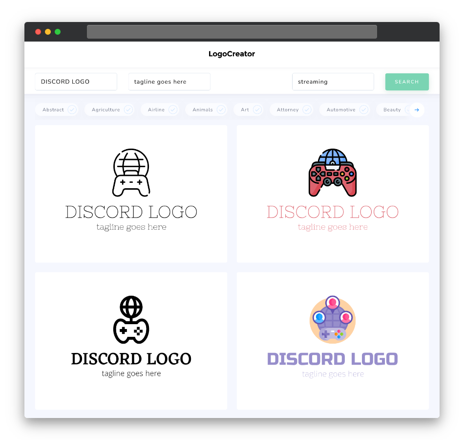 discord logo designs