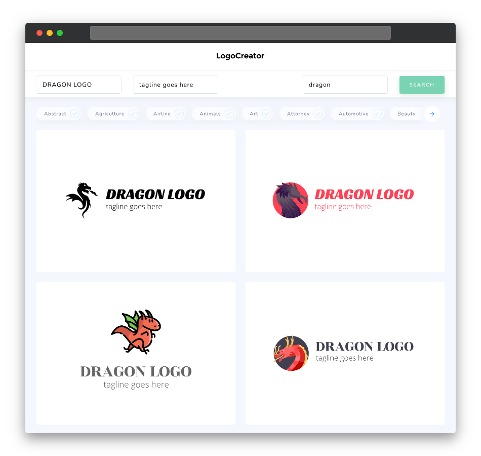 dragon logo designs
