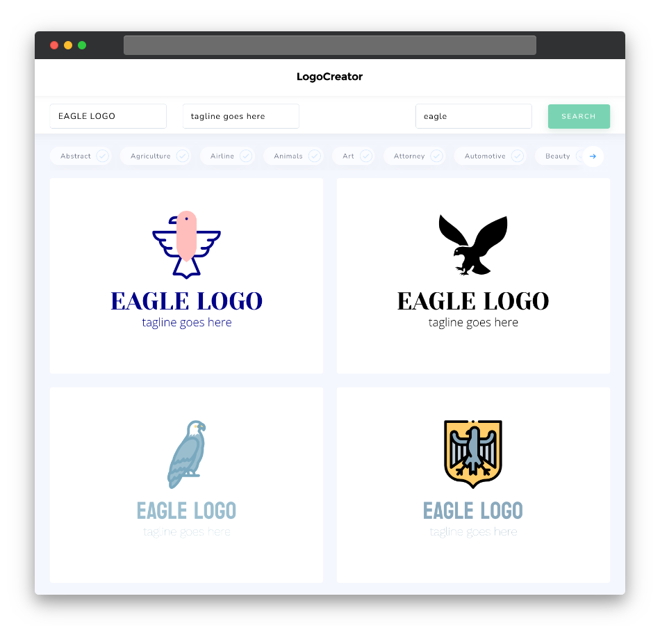 eagle logo designs