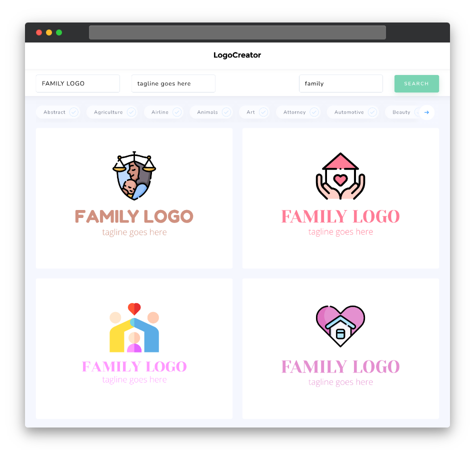 family logo designs