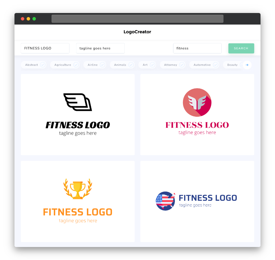 fitness logo designs