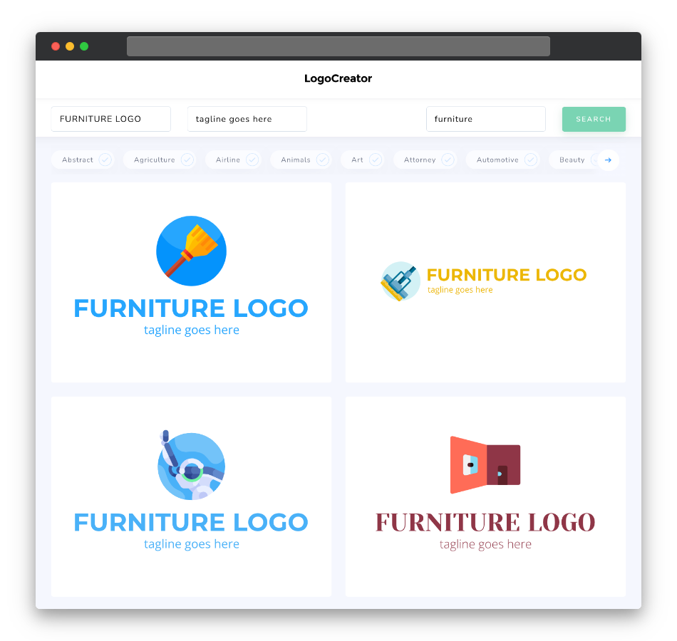 furniture logo designs