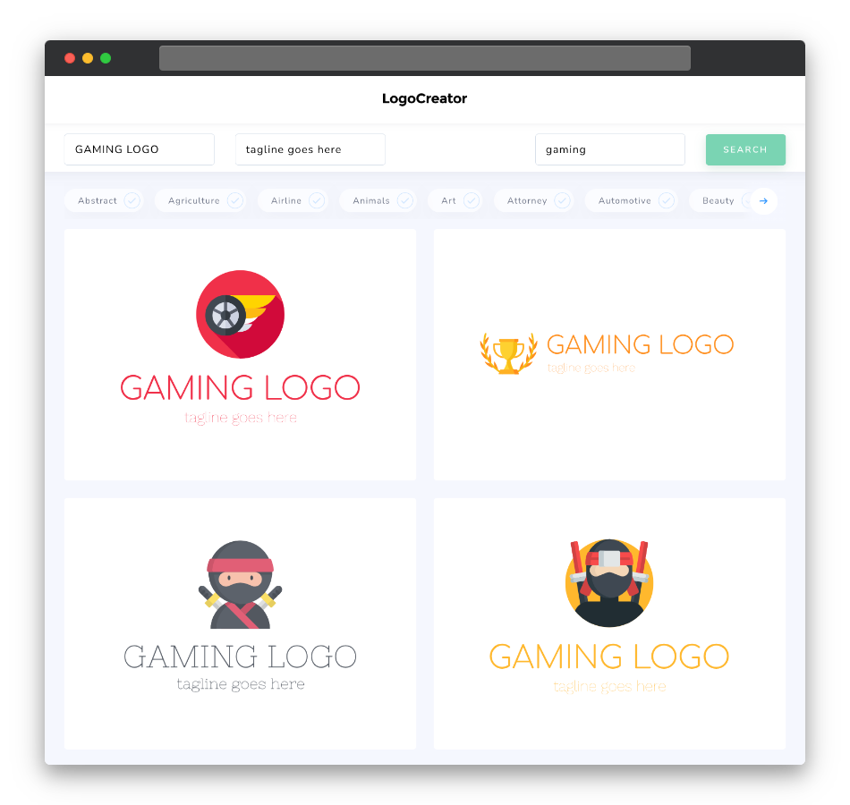 gaming logo designs