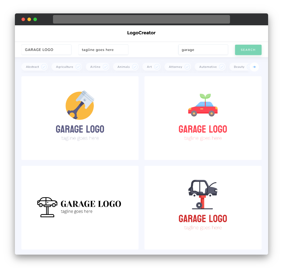 garage logo designs