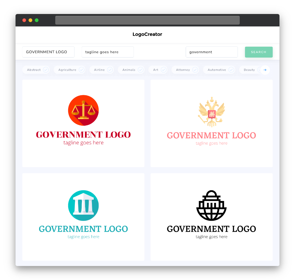 government logo designs