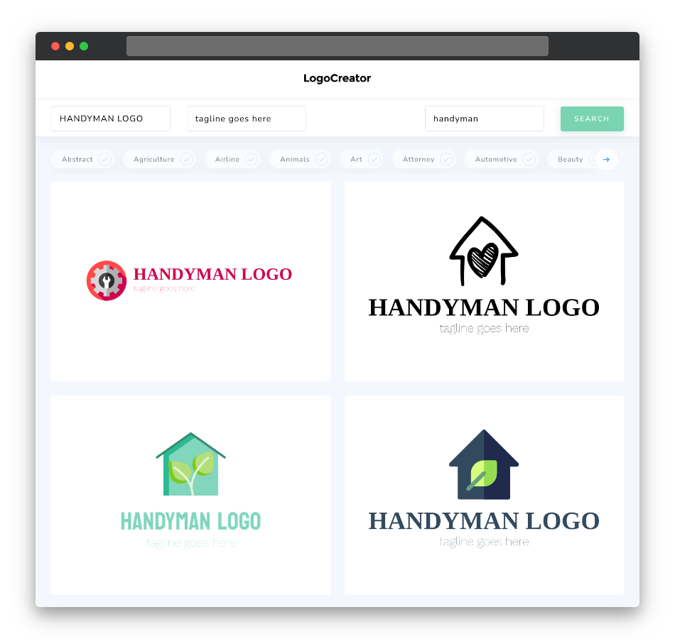 handyman logo designs