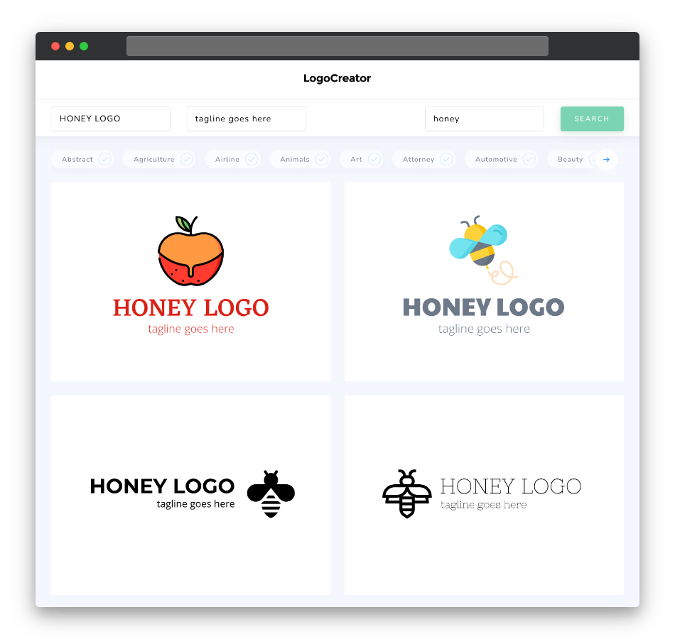 honey logo designs