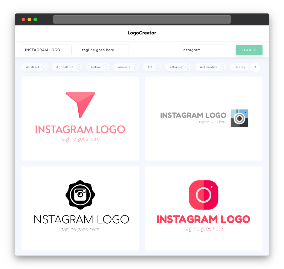 instagram logo designs