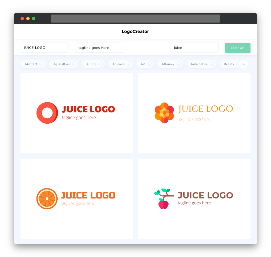 juice logo designs