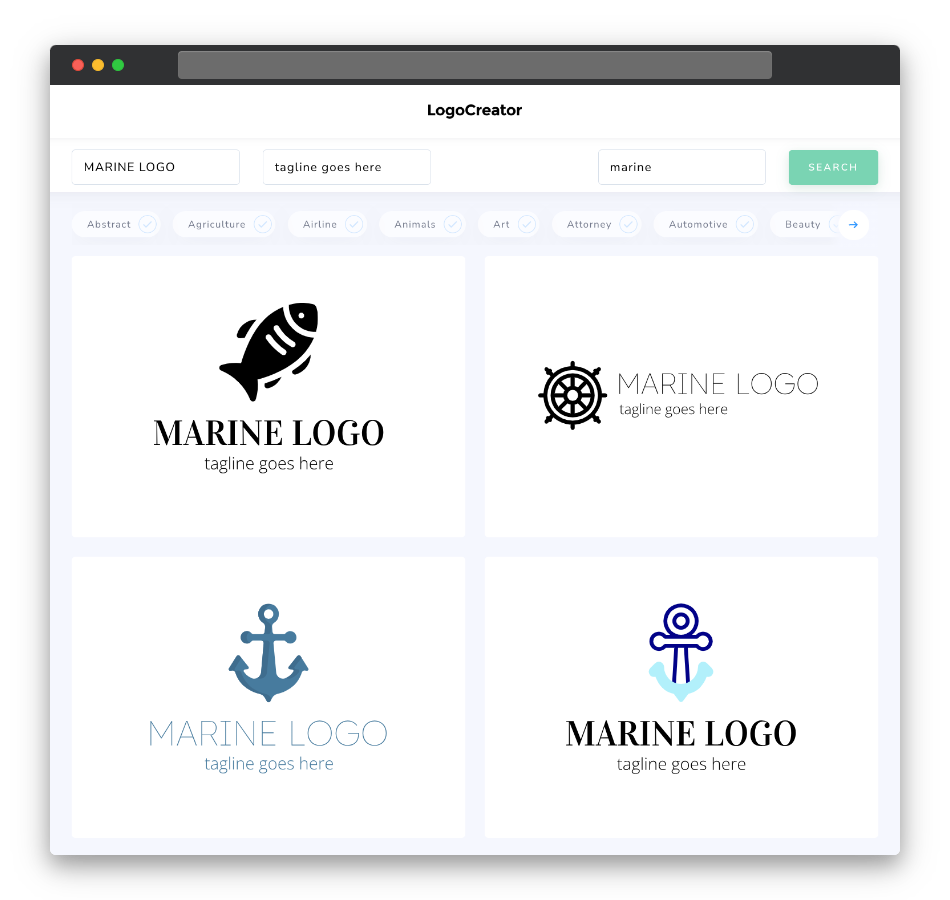 marine logo designs