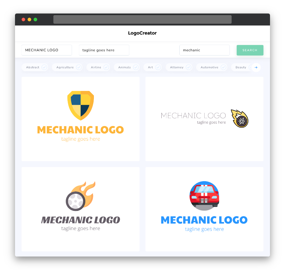 mechanic logo designs