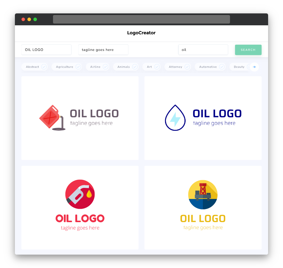 oil logo designs