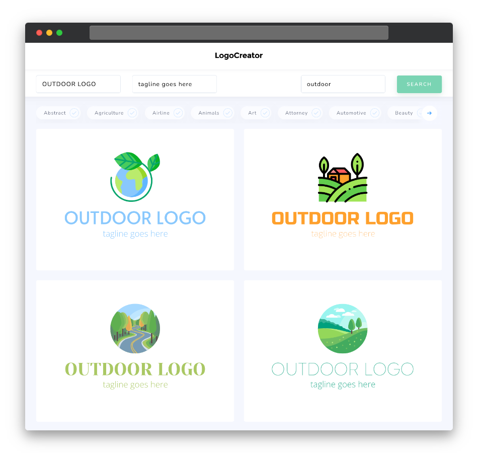 outdoor logo designs