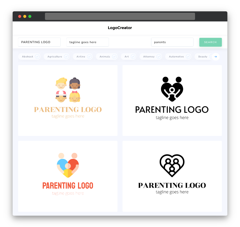 parenting logo designs