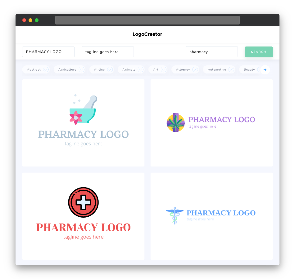 pharmacy logo designs