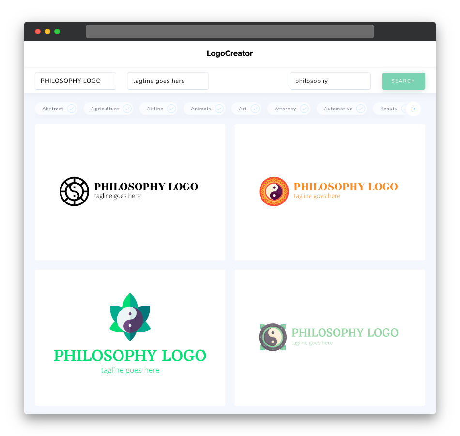 philosophy logo designs