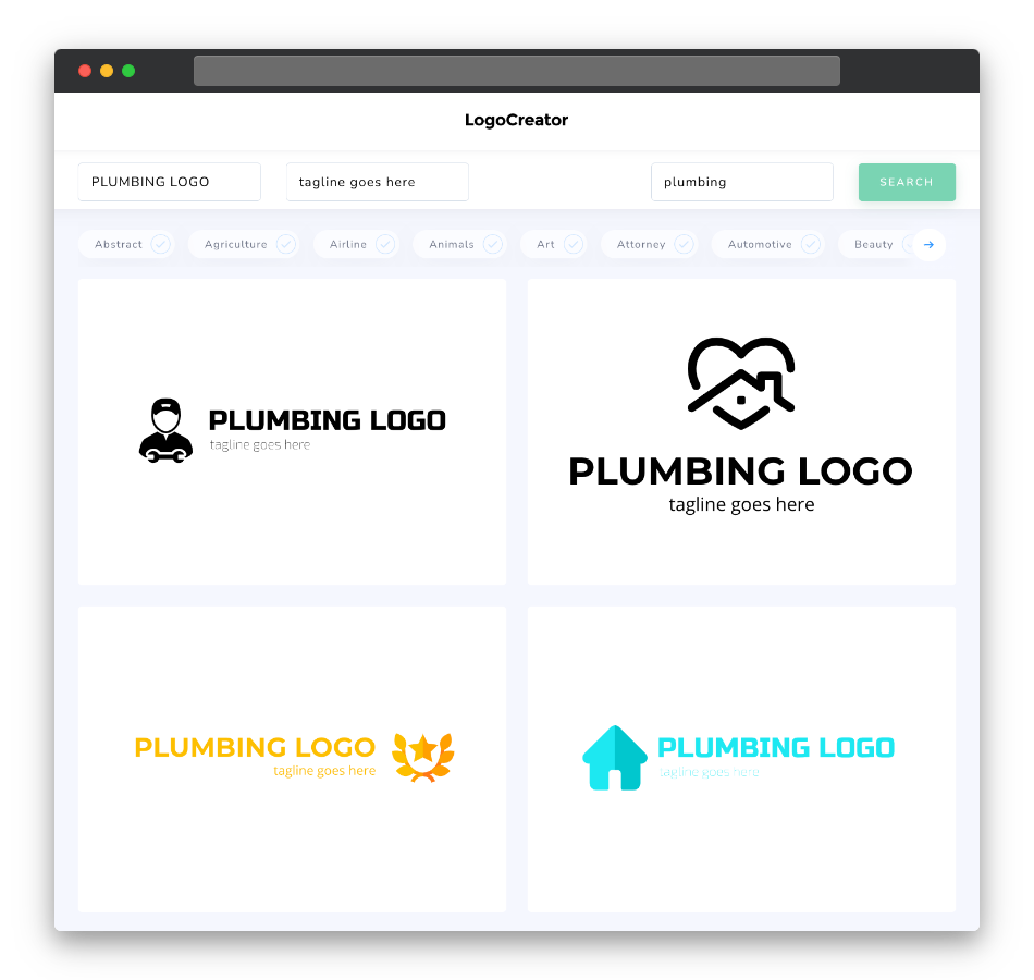 plumbing logo designs