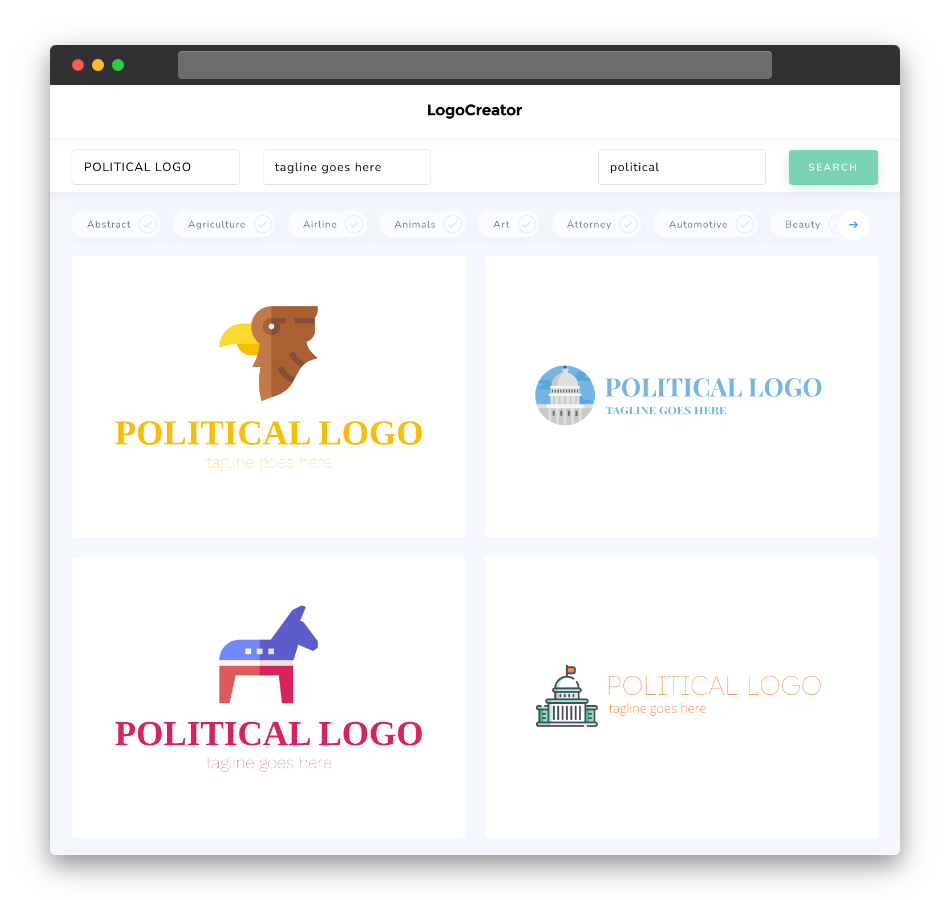 political logo designs