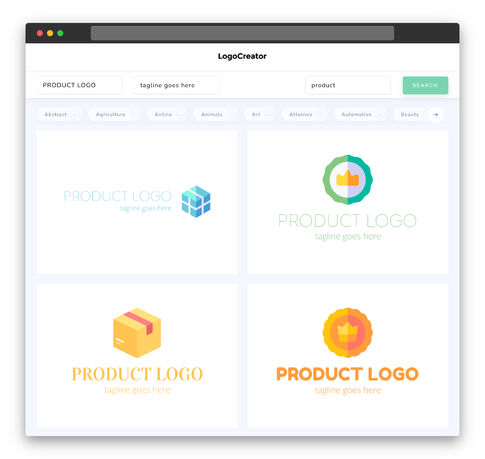 product logo designs