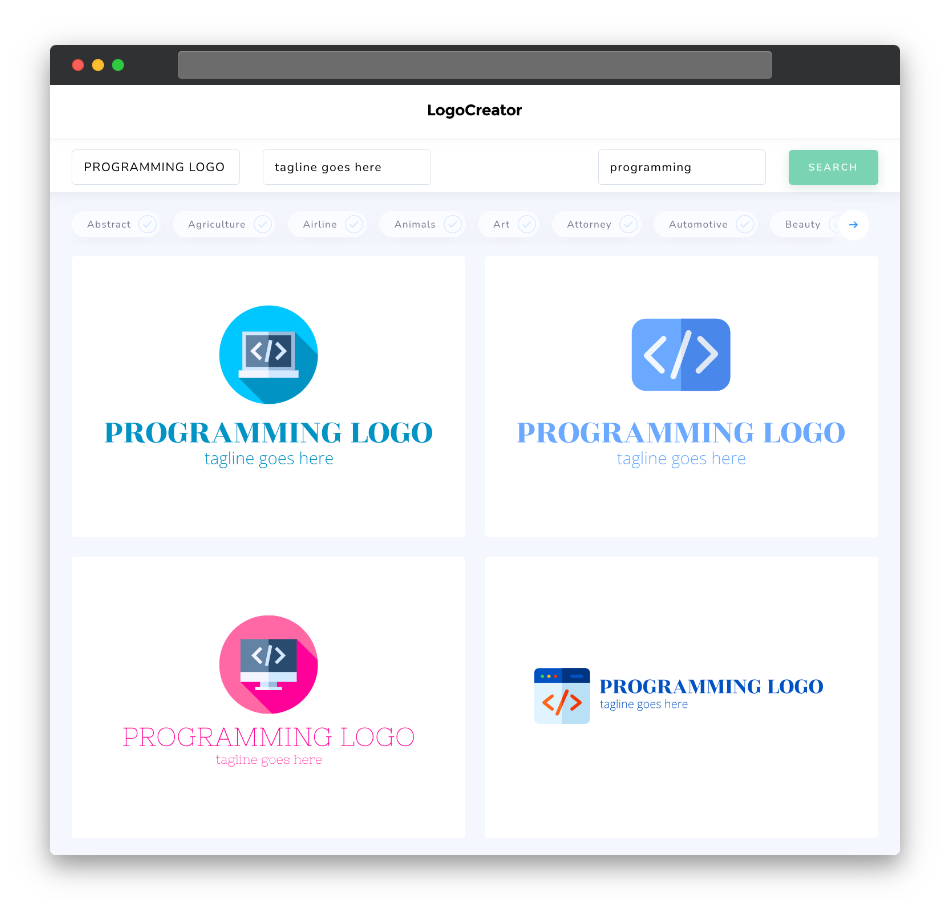 programming logo designs