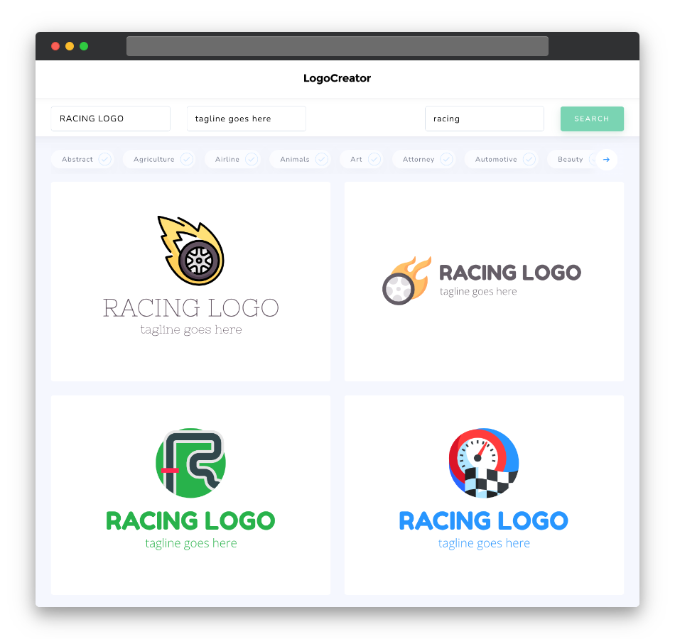 racing logo designs