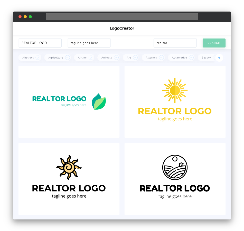realtor logo designs