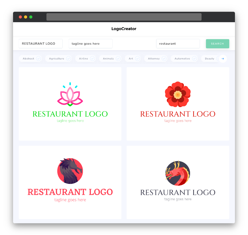 restaurant logo designs